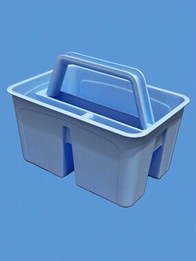 Up and Up™ Mini Caddy Desk Organizer with Top Handle, Pastel Blue